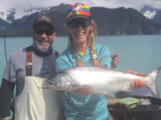 Captain Andy has been running hard and catching Silvers, nic...