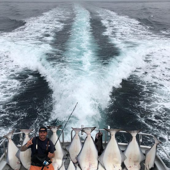 Great on the water with the Crackerjack Voyager!! #halibut #...
