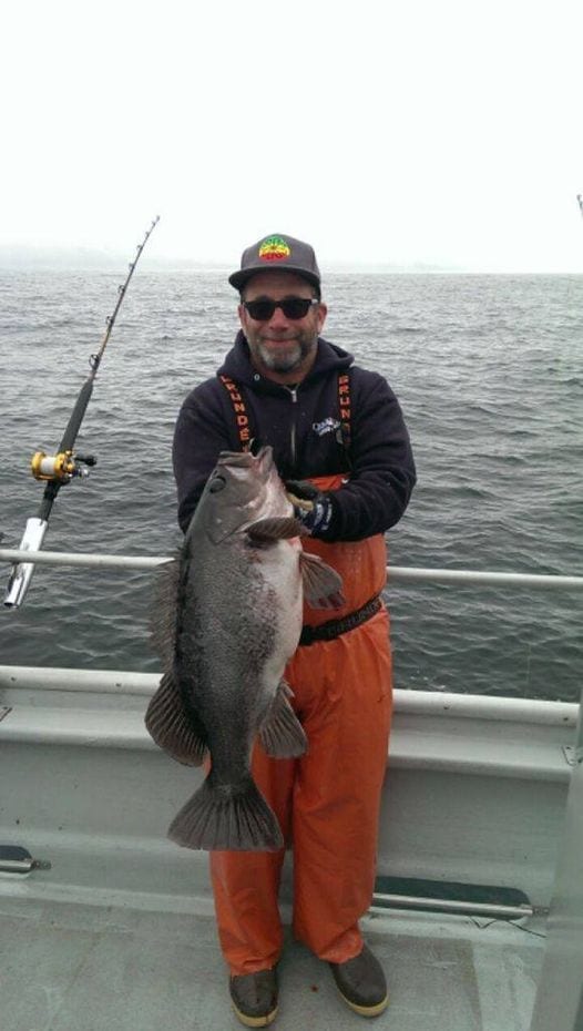 I caught what has to be the largest Black Rockfish I have se...