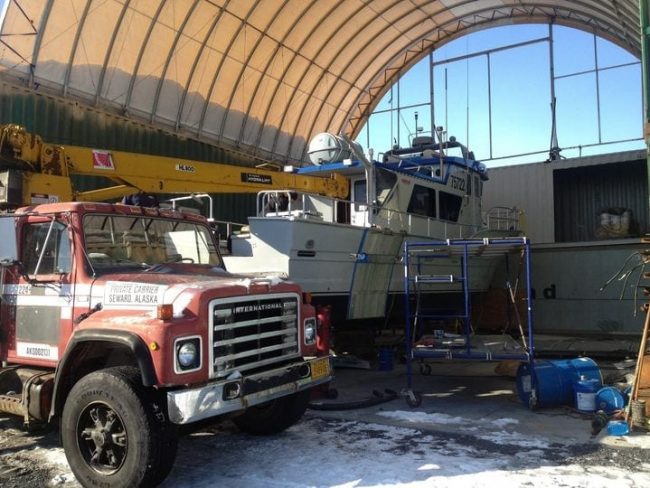 One more of the engines going in this afternoon. Nice work C...