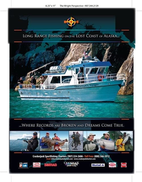 Our full page advertisement in Pacific Coast Sportfishing...