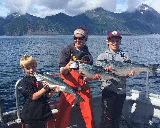 Silver Salmon massacre!!  Great way to end four days of fish...