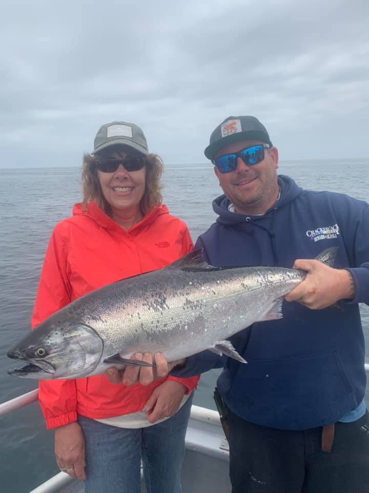 Weather has been really nice and the fish are chomping!...